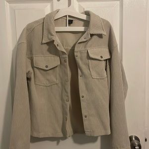 Corduroy Button Up Jacket